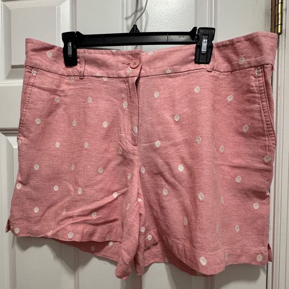 Ann Tayloror loft pink polka dot shorts sizes 12